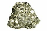 Gleaming Pyrite Crystal Cluster - Peru #271579-1